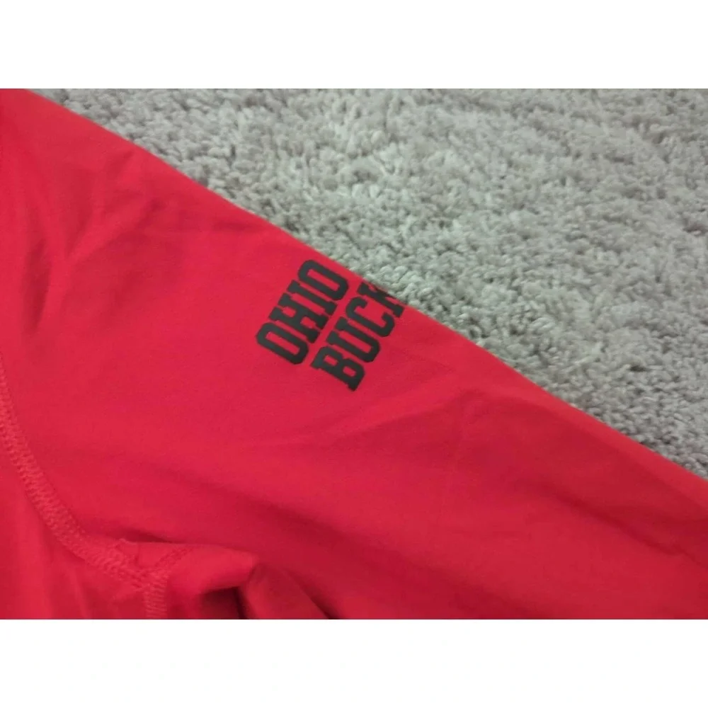 Ohio State Buckeyes Pullover Womens Small 1/4‎ Zip NCAA Nike Dri-Fit Red
